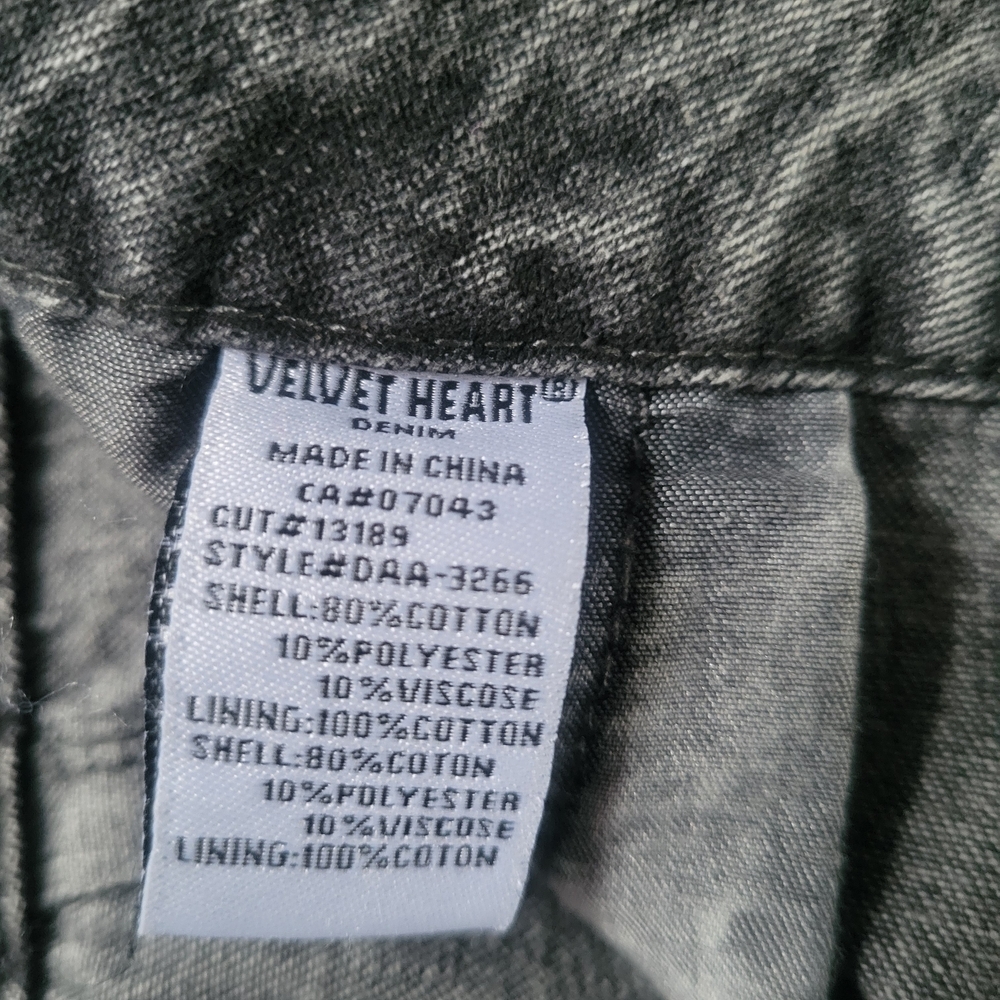 NWT VELVET HEART Paulina Midi Light Gray Denim Skirt - Size L/G - Picture 6 of 10